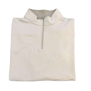 Peter Millar 1/4 Zip Golf Pull Over Men's XL Light Green Polyester Spandex